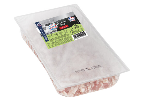 Lardon cru fume elevage bien être 