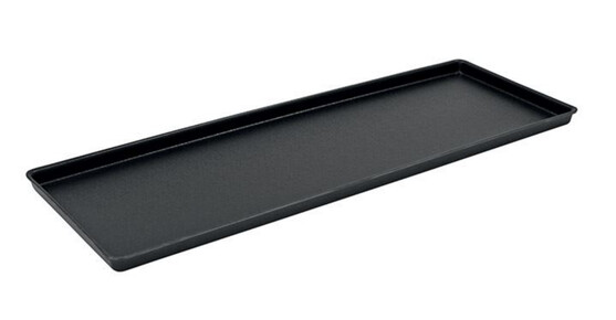 PLATEAU ABS NOIR 580X195X20MM  