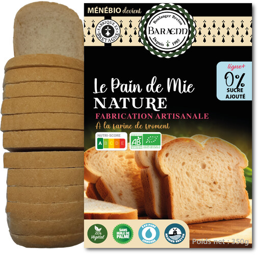 Pain de mie nature bio  