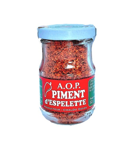 Poudre de piment d'espelette AOP 