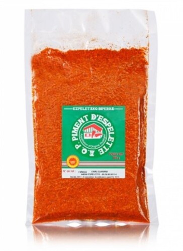 Piment d'espelette aop  