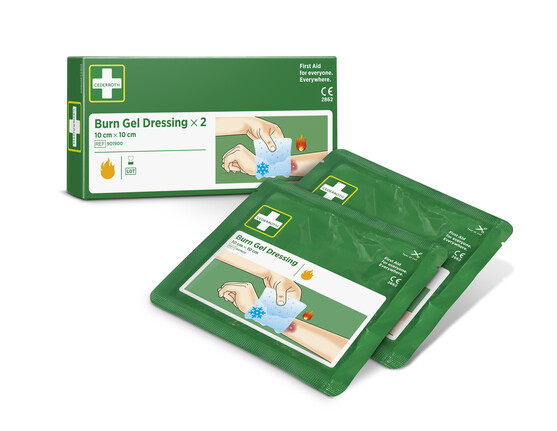 Compresses pour brulures 10 x 10 