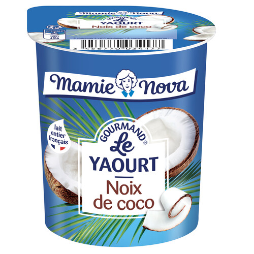 Yaourt gourmand à la noix de coco 