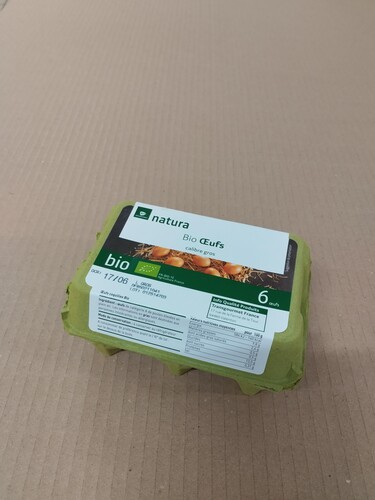 Oeuf frais vrac catégorie 0 bio 