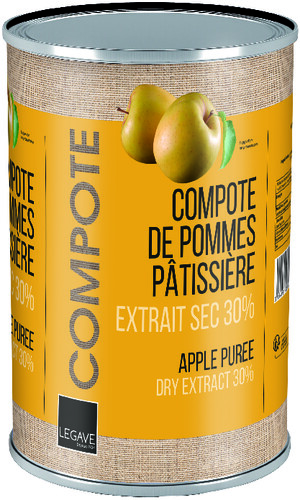 Compote de pommes pâtissière 30 % 