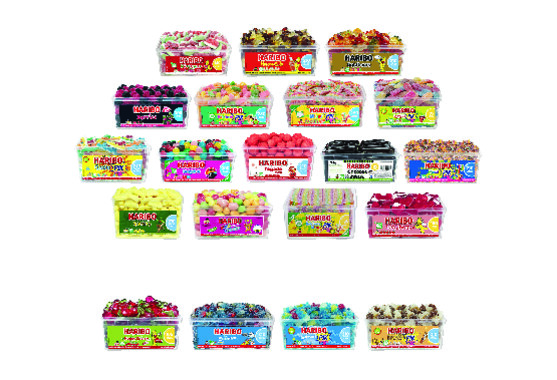 Colis septembre 2025 happy cola, happy cherry,croco coeur red love, langue acide,