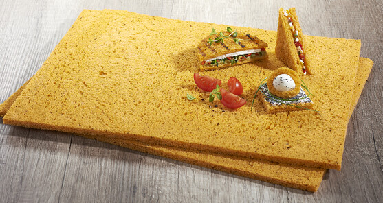 Plaque de pain de mie à la tomate 30 x 40 cm 