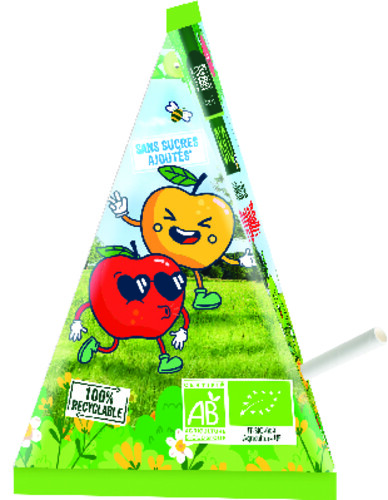 Berlingot de pommes bio sans sucres ajoutés 