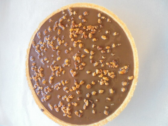 Tartelette au chocolat et à la noisette diamètre 8 cm