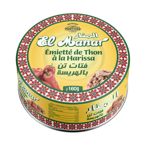 Emietté de thon à la harissa 1/4 