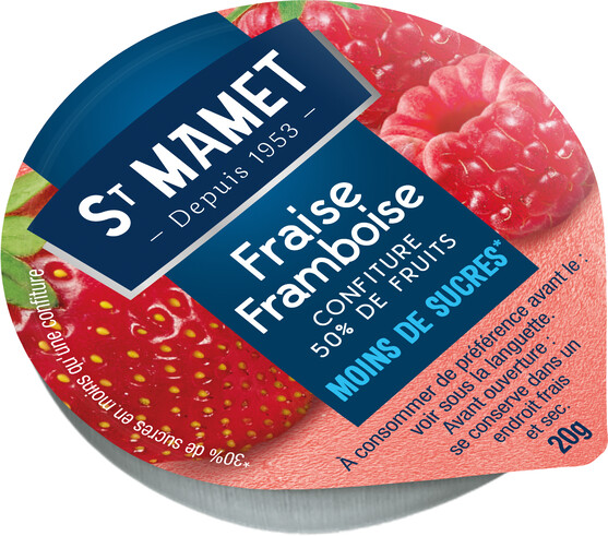 Confiture fraise framboise  