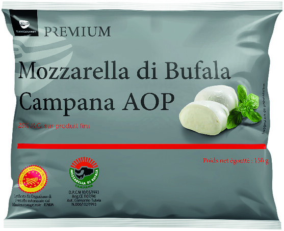 Mozzarella di bufala 22% m.g. aop 