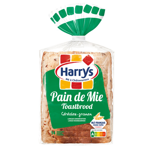 Pain de mie cereales - dimension 12x12cm longue conservation