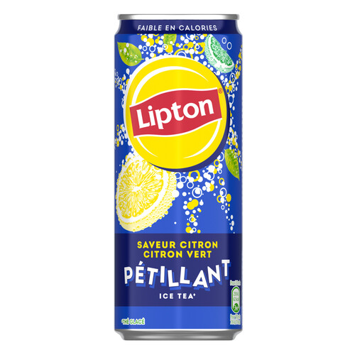 Lipton pétillant citron / citron vert 
