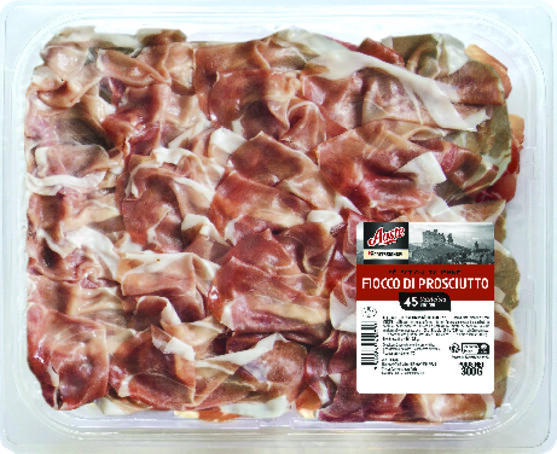 Chiffonade de fiocco di procuitto 