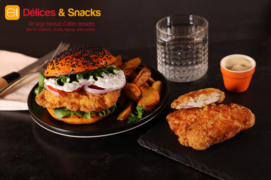Crispy filet poulet halal  