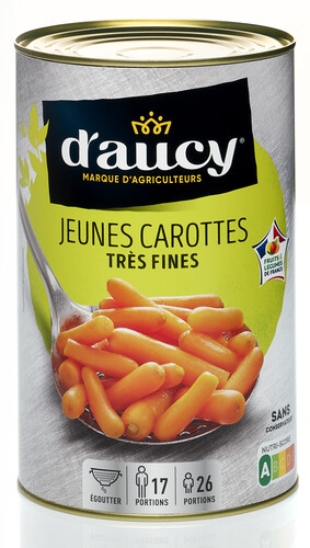 Carottes tres fines cultive 100% en france CE2 boite 5/1