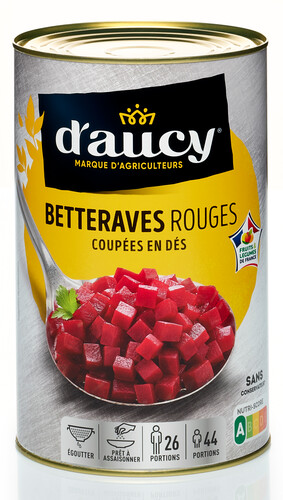 Betterave rouge en dés ce2 cultivée 100 % en France 