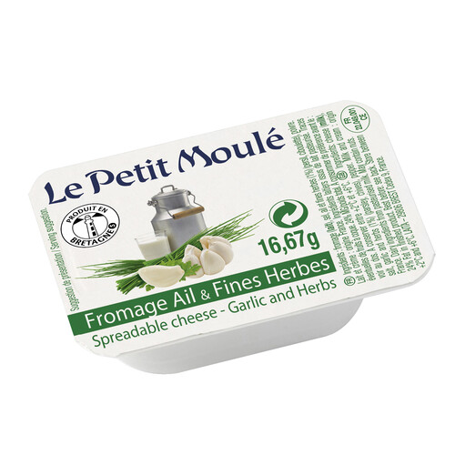 Petit moule ail et fines herbes 25 % m.g. 