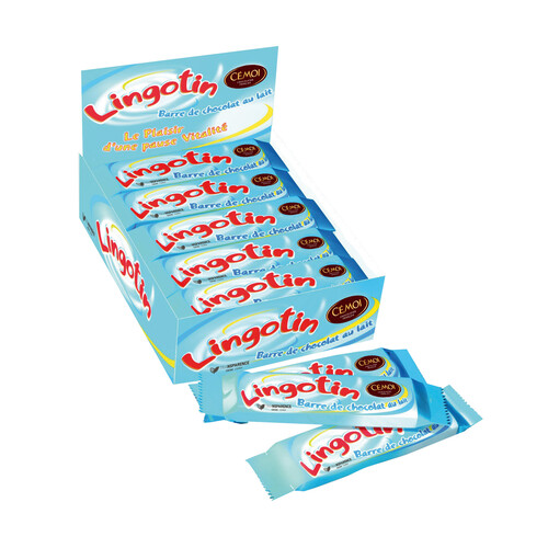 Présentoire barres lingotin chocolat au lait 