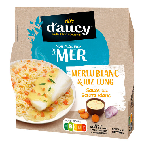 filet merlu sauce beurre blanc et riz 