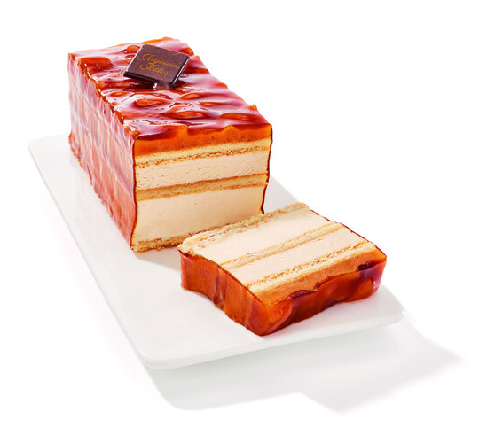 Bûche tatin coeur parfum vanille 6 - 8 parts 
