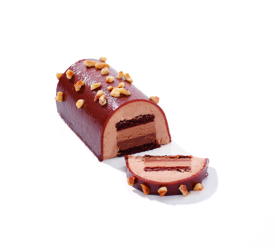 Bûchette gianduja caramel  