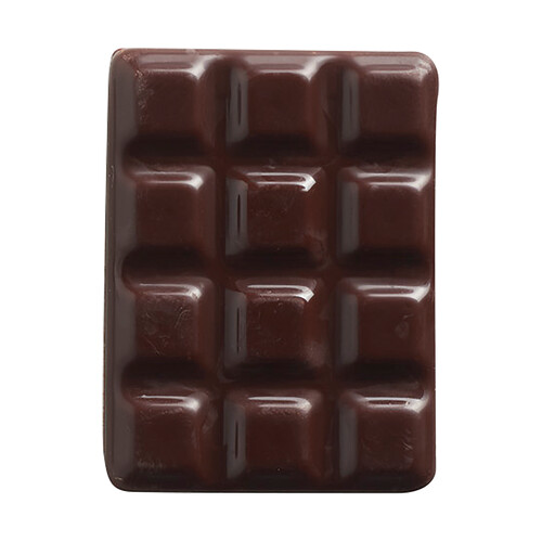Décor chocolat noir pur mini tablette 36 x 27 x 4,5 mm 