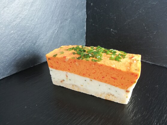 Tartare st.jacques poivrons  