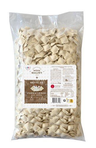 Raviole forestière aux cèpes  