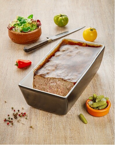 Terrine de foie gras de canard aux girolles 