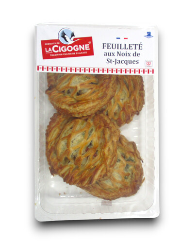 Feuilleté aux noix de saint jacques 