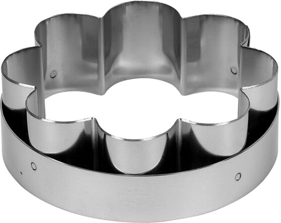 Découpoir fleur cerise inox diamètre 10,7 cm 