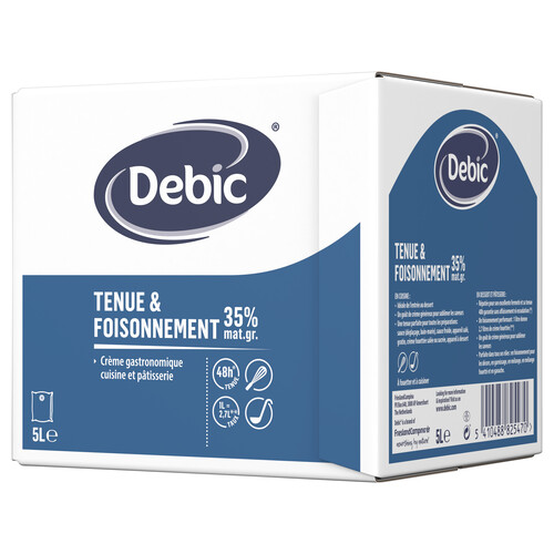 Crème tenue et foisonnement UHT 35 % m.g.