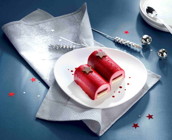 Bûchette lisse fruits rouges  