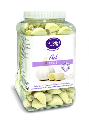 Ail pelé pret à l'emploi  