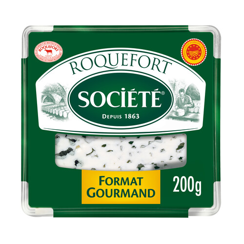 Rouefort société gourmand tranché