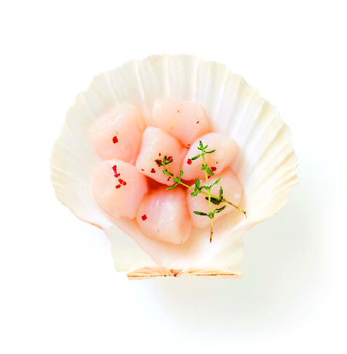 Noix Saint Jacques sans corail pérou calibre 40/80