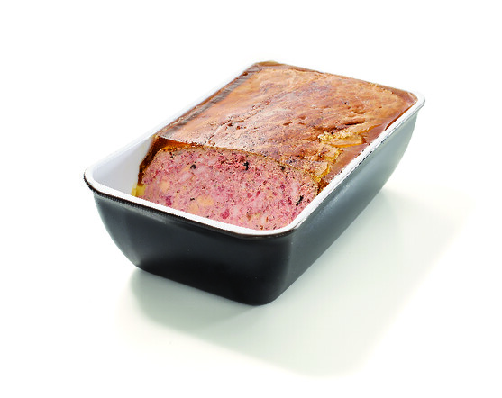 Terrine de foie gras de canard aux girolles 