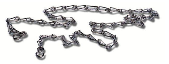 Chaînette inox pour brosse ongles longueur 1050 mm