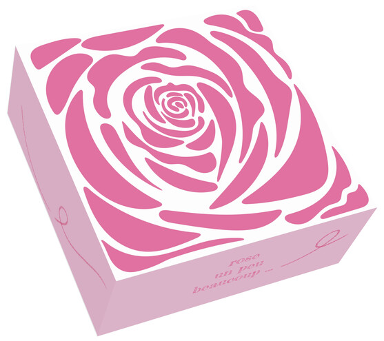 Kit rose 2025 carré hauteur 8 cm 