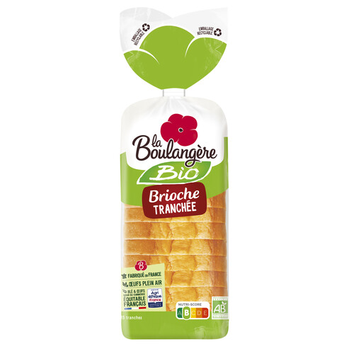 Brioche tranchée bio  
