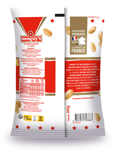 Cacahuètes grillées salées  