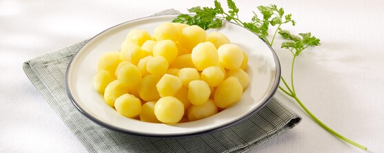 Pomme de terre grenaille 20/27 mm blanchie 