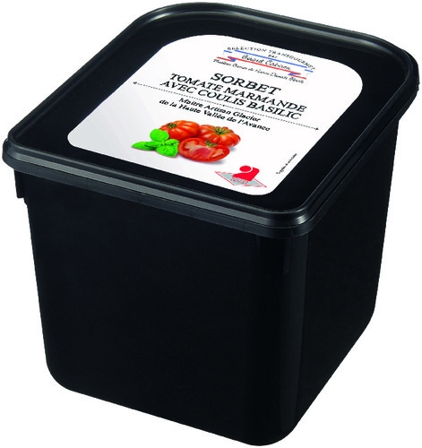 Sorbet tomate basilic  