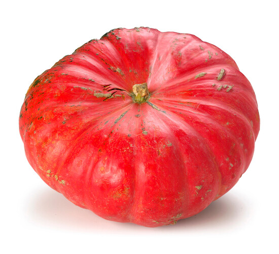 Courge rouge vif d'étamps bio catégorie 2 France