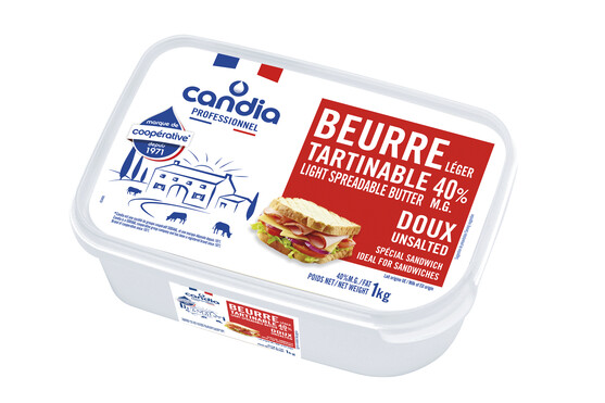 Beurre doux sandwich 40% m.g.