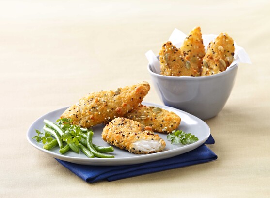 Aiguillette de colin d'Alaska panée multigrains msc sans arêtes