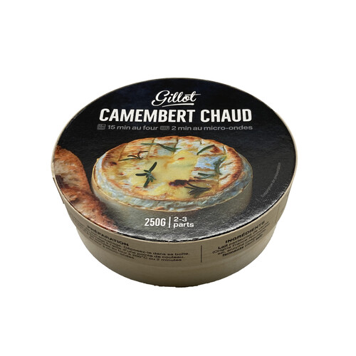 Camembert chaud au lait pasteurisé 