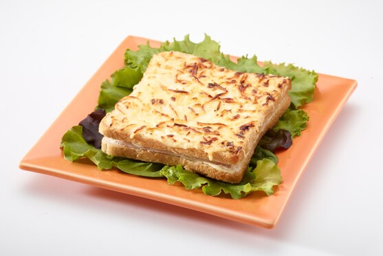Croque monsieur de dinde toasté halal 